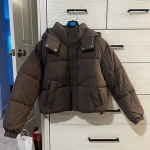 Primark Brown Puffer Jacket